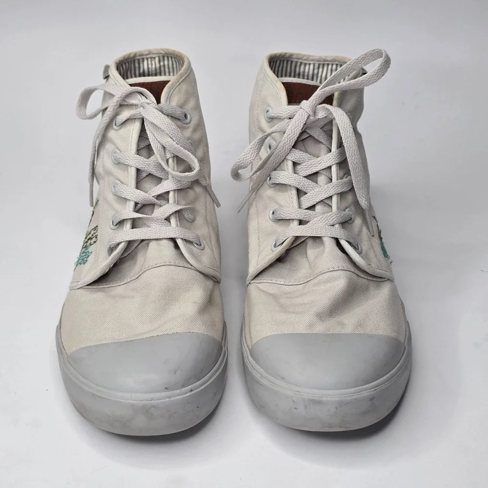 Bangs London Fog Men's Shoes Size 12 Women's 13.5 Gray Cactus High Top Sneakers